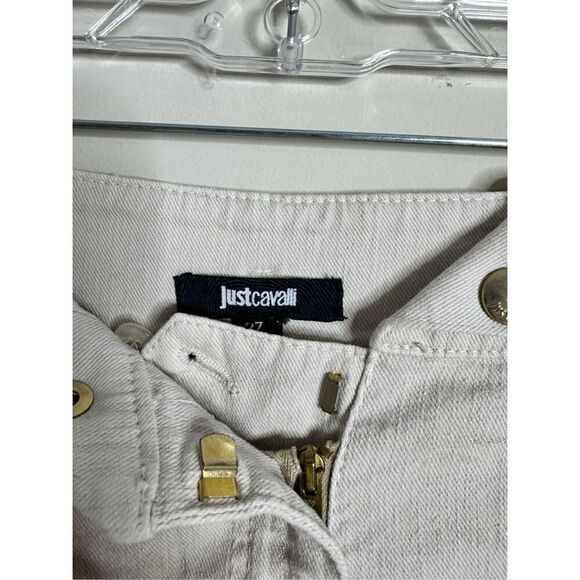 Just cavalli high rise made in Italy patchwork shorts sz 27 - Picture 2 of 8
